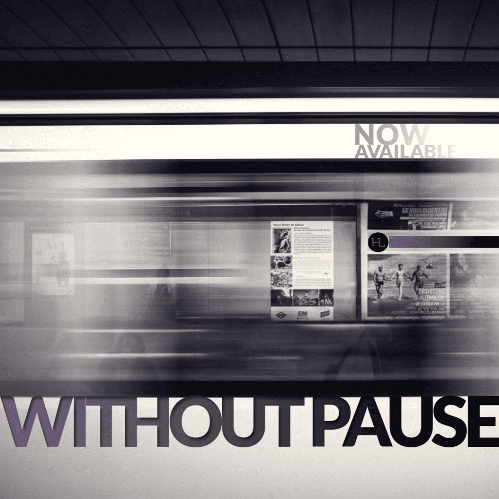 Bus zooming by Without Pause Now Available